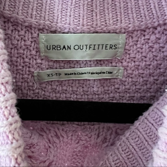 Urban Outfitters Cable Knit Mock Neck Sweater
In Lavender Purple XS - Picture 6 of 7